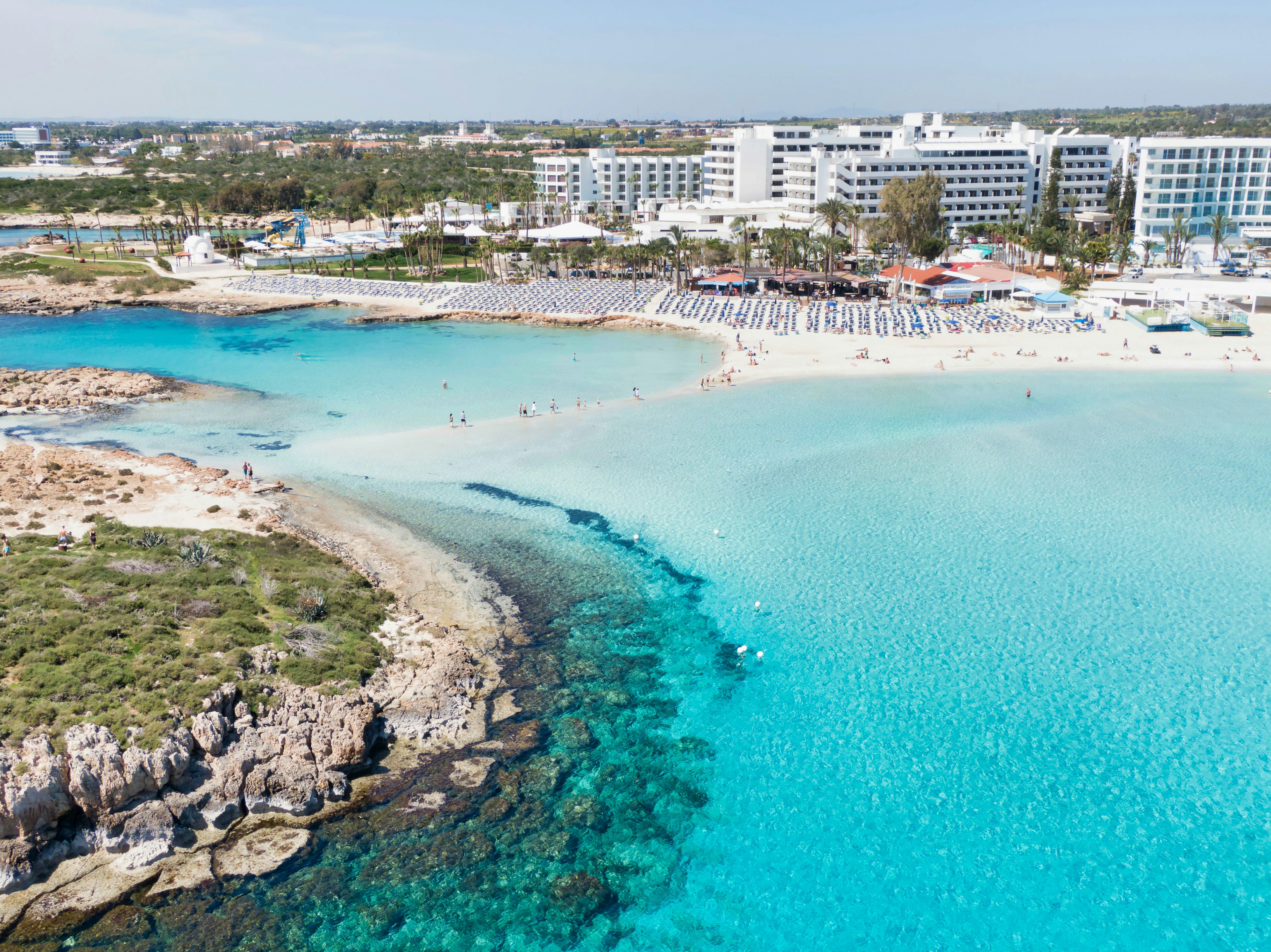 Mediterranean coastline of Cyprus