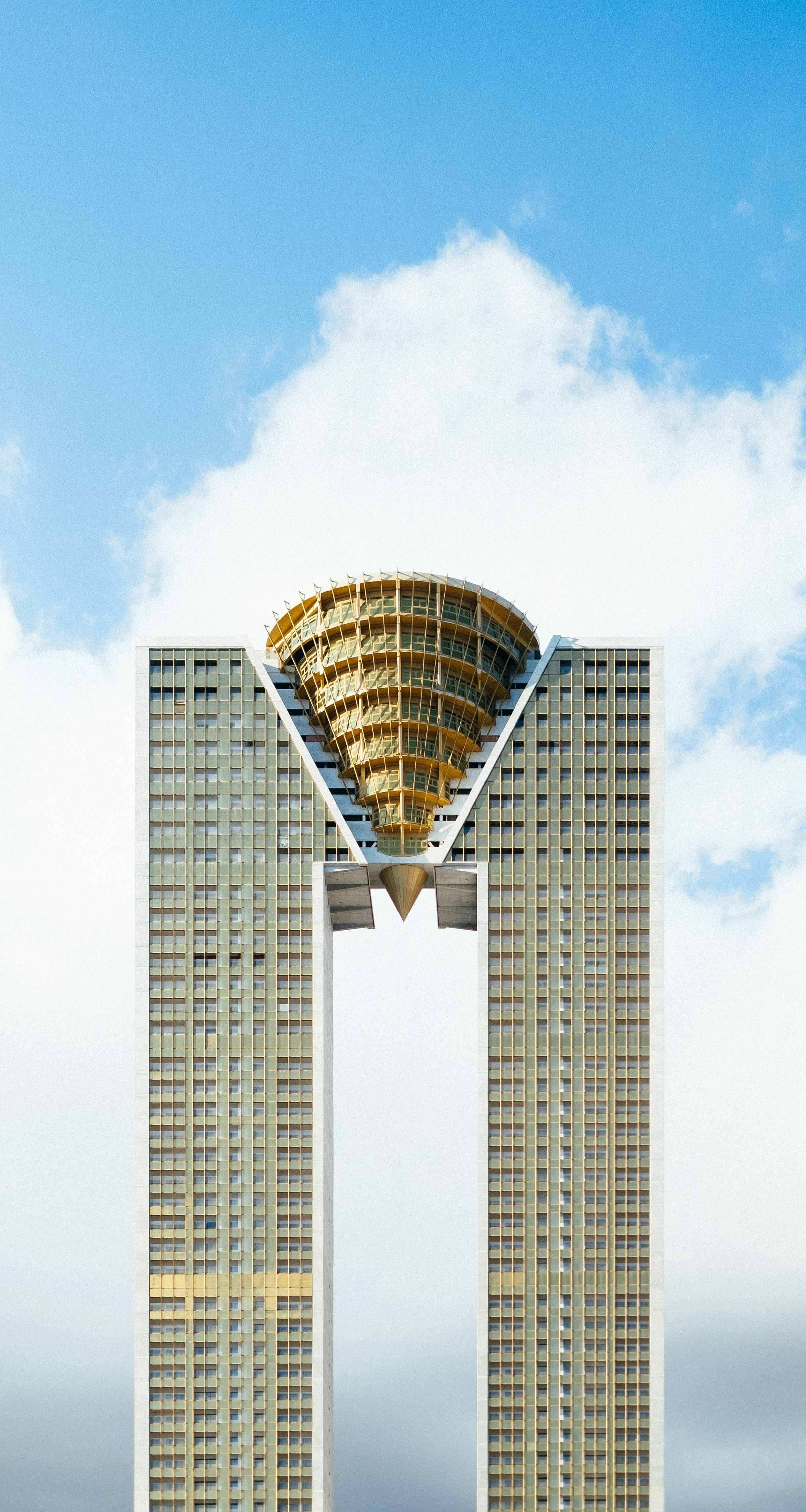 Benidorm iconic skyscrapers, Costa Blanca Spain